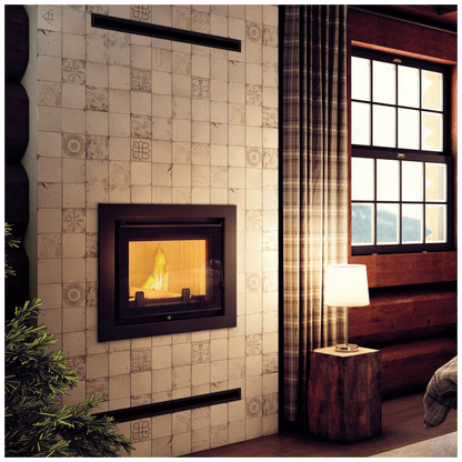Water heating fireplace KRATKI ZUZIA DECO 12 kW Ø 200