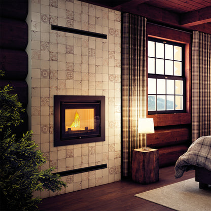 Water heating fireplace KRATKI ZUZIA DECO 12 kW Ø 200