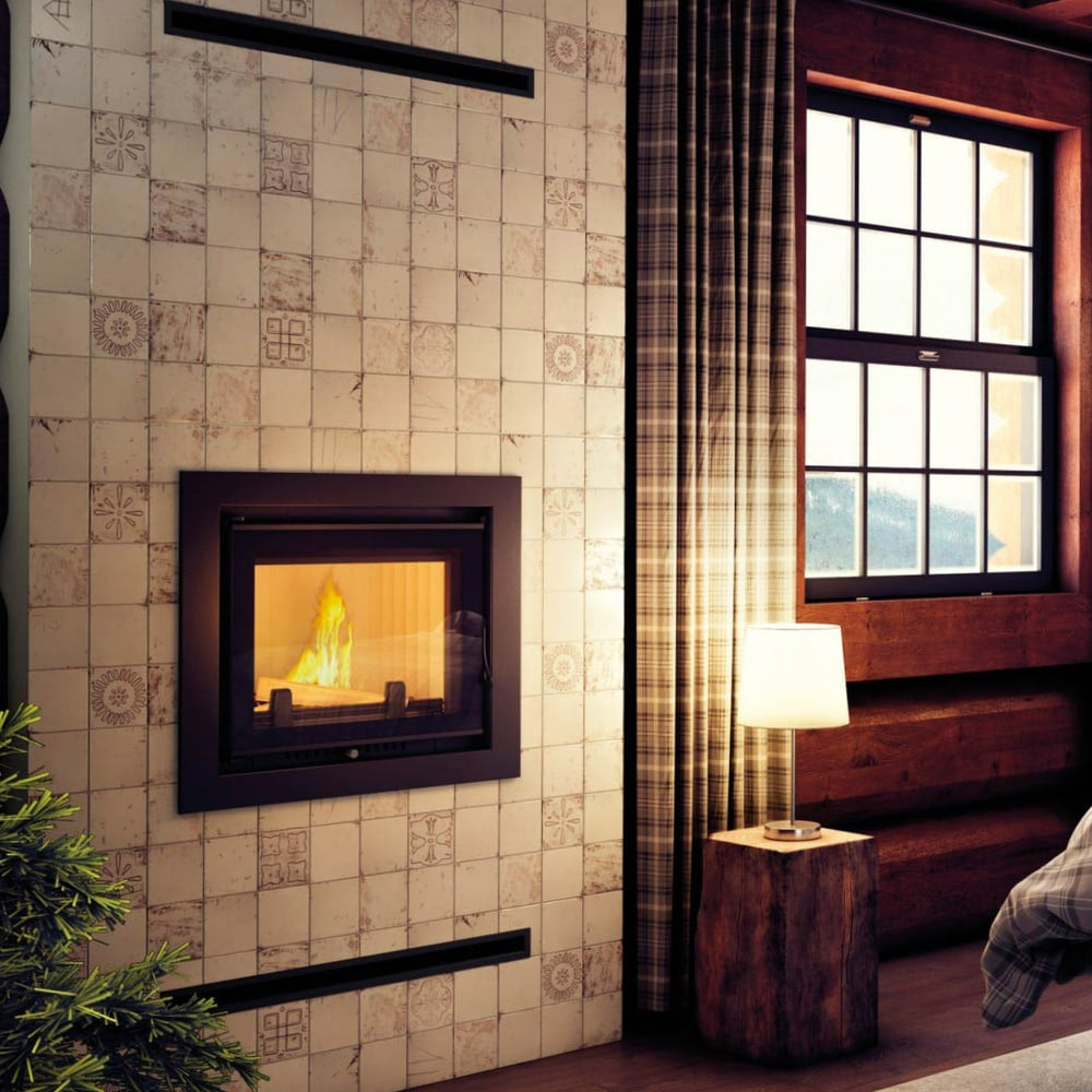 Water heating fireplace KRATKI ZUZIA DECO 12 kW Ø 200