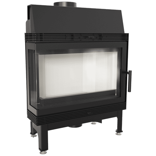 Steel fireplace KRATKI BLANKA 11 kW Ø 180