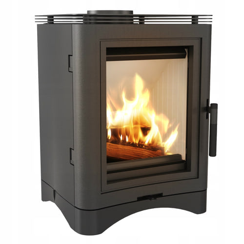 Wood burning cast iron stove KRATKI K5 Ø 150 7 kW