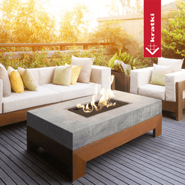 Gas Fire Pit AQF1 39,5x39,5 11,5 kW propane-butane