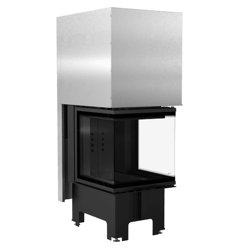 Steel fireplace KRATKI NBC 500/500 8 kW Ø 200 Lift-up