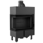 Steel fireplace KRATKI LUCY SLIM 8 kW Ø 160