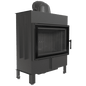 Steel fireplace KRATKI LUCY 14 kW Ø 200