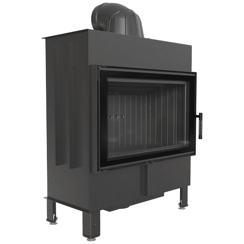 Steel fireplace KRATKI LUCY 14 kW Ø 200