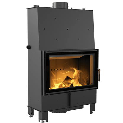 Water heating fireplace KRATKI LUCY 16 kW Ø 200 black thermotec lining