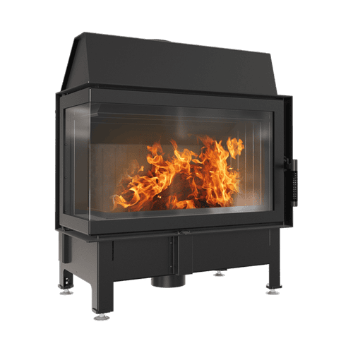 Steel fireplace KRATKI ZIBI 11 kW Ø 180