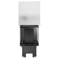 Steel fireplace NBU left right 11 kW Ø 200 Lift-up