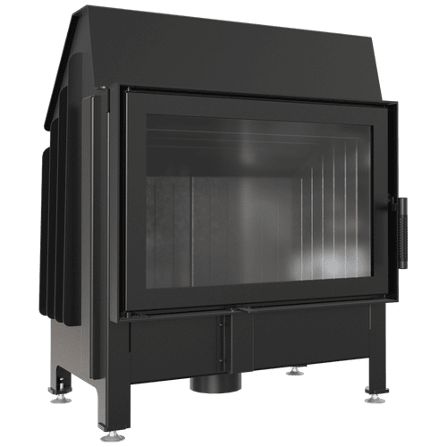Steel fireplace KRATKI ZIBI 11 kW Ø 180