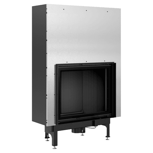 Steel fireplace KRATKI NADIA 13 kW Ø 200
