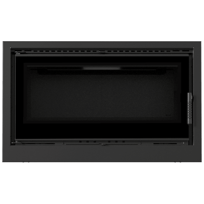 Fireplace cassette KRATKI ARKE 95 14 kW Ø 200 black thermotec