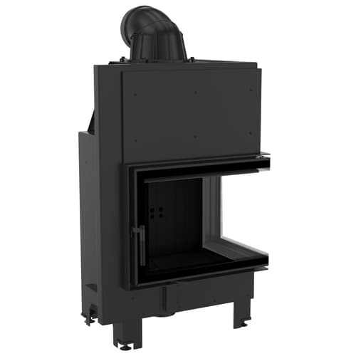 Steel fireplace KRATKI MBZ 13 kW Ø 200