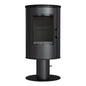 Wood burning steel stove KRATKI AB S/N/DR Ø 150 8 kW black thermotec