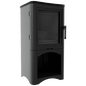 Wood burning steel stove KRATKI K5 Ø 150 7 kW