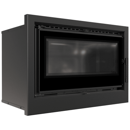 Fireplace cassette KRATKI ARKE 70 8 kW Ø 150 black thermotec