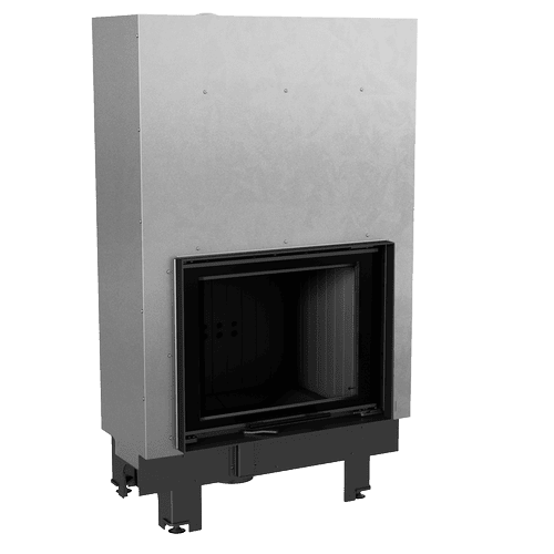 Steel fireplace KRATKI MBZ 13 kW Ø 200