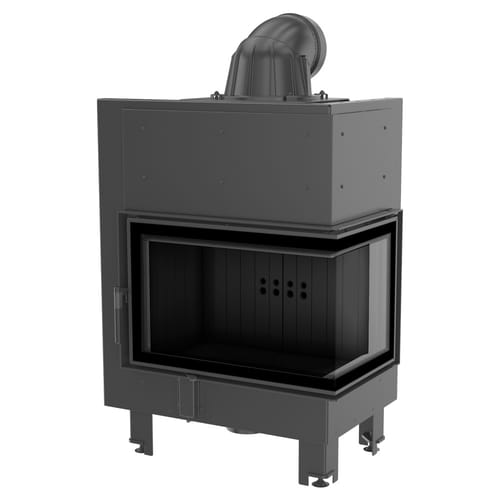 Steel fireplace KRATKI MBM 10 kW Ø 200
