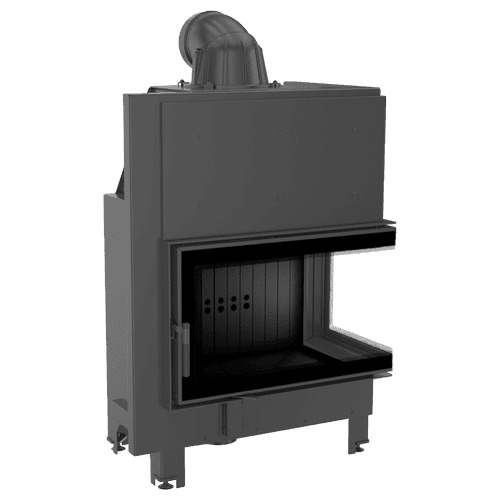 Steel fireplace KRATKI MBO 15 kW Ø 200