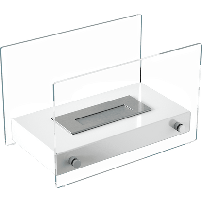 Tabletop Bioethanol fireplace HOTEL MINI white TÜV