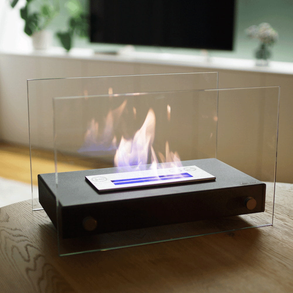 Tabletop Bioethanol fireplace HOTEL MINI white TÜV