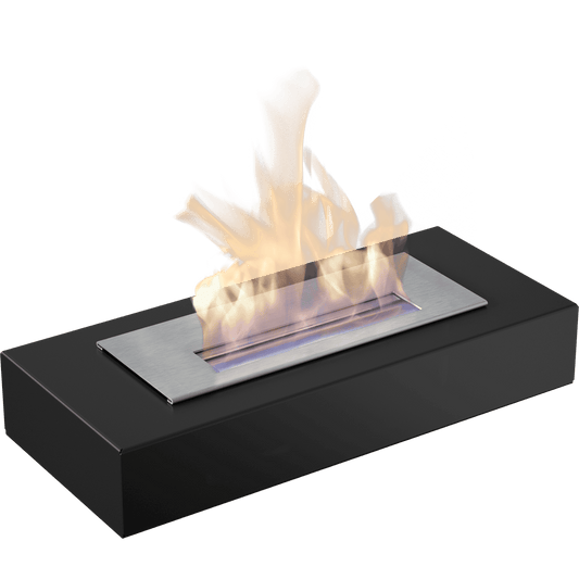 Freestanding Bioethanol fireplace INDIA black TÜV