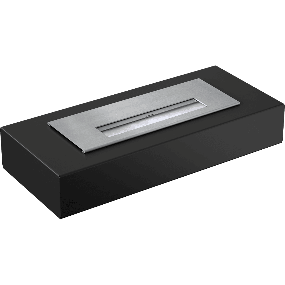 Freestanding Bioethanol fireplace INDIA black TÜV