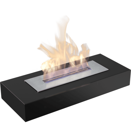 freestanding Bioethanol fireplace INDIA MAX TÜV black