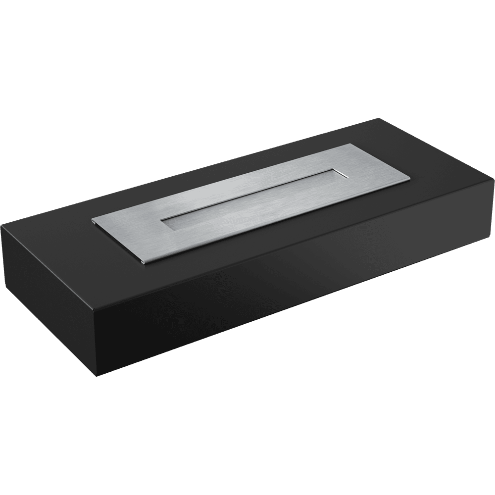 freestanding Bioethanol fireplace INDIA MAX TÜV black