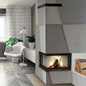 Steel fireplace KRATKI MBO 15 kW Ø 200