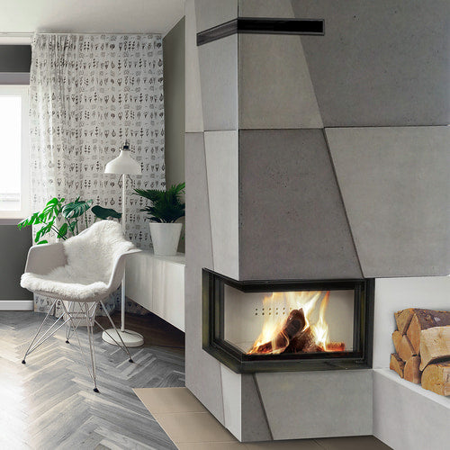 Steel fireplace KRATKI MBO 15 kW Ø 200