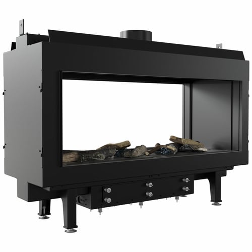 Gas Fireplace LEO 100 front facing natural gas ? 100/150 9 kW
