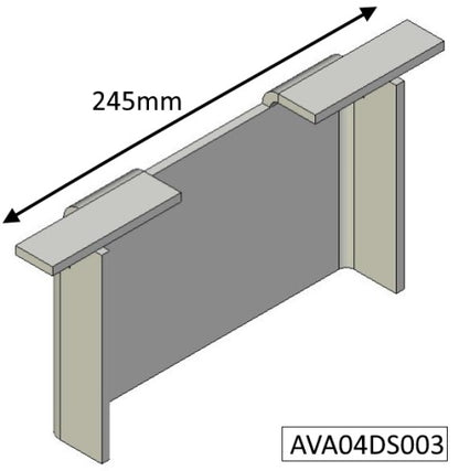 Side Plate - Double Sided - AVA04DS003