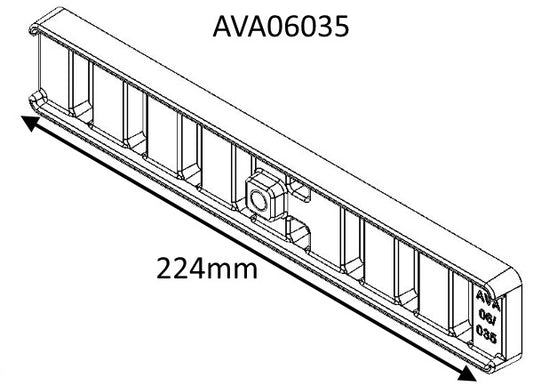 Door slider - Single door - AVA06035