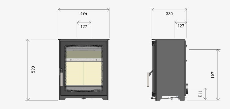 Parkray Aspect 5 Compact Eco Stove