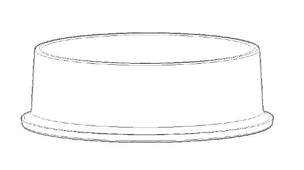 Flue Collar, Porcelain - Nordstrand - CBC08071P
