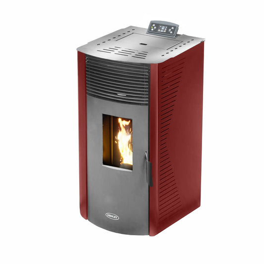 ELM 12kw Red Pellet Stove (Eco)