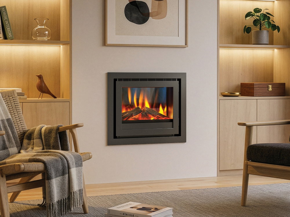 Electric Faro 600 Insert With Exclusive Log Set