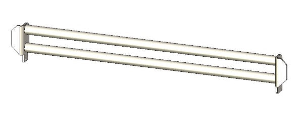 Fuel Retainer Bar, Black - HCN05ARRT030M