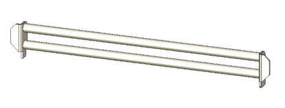 Fuel Retainer Bar, Black - HCN05ARRT030M