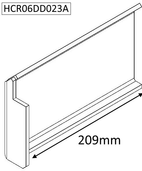 Side Plate - Left hand (CE) - HCR06DD023A