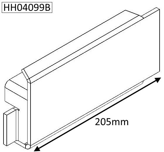 Side Plate - Left hand (CE) - HH04099B