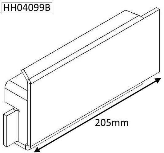 Side Plate - Left hand (CE) - HH04099B