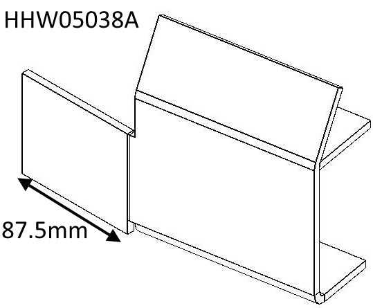 Side Plate, Left Hand (MKI) - HHW05038A