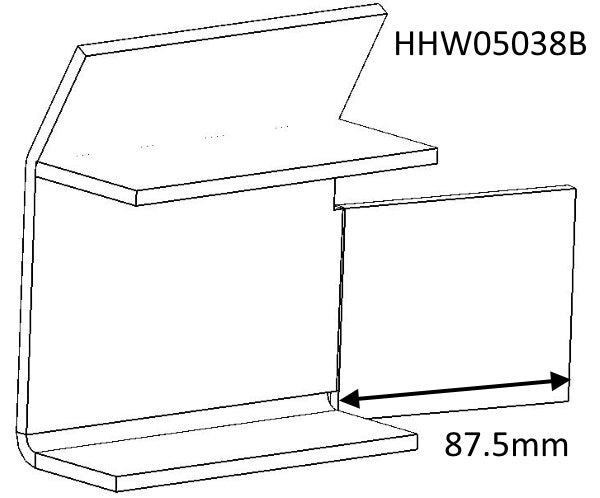 Side Plate, Right Hand (MKI) - HHW05038B