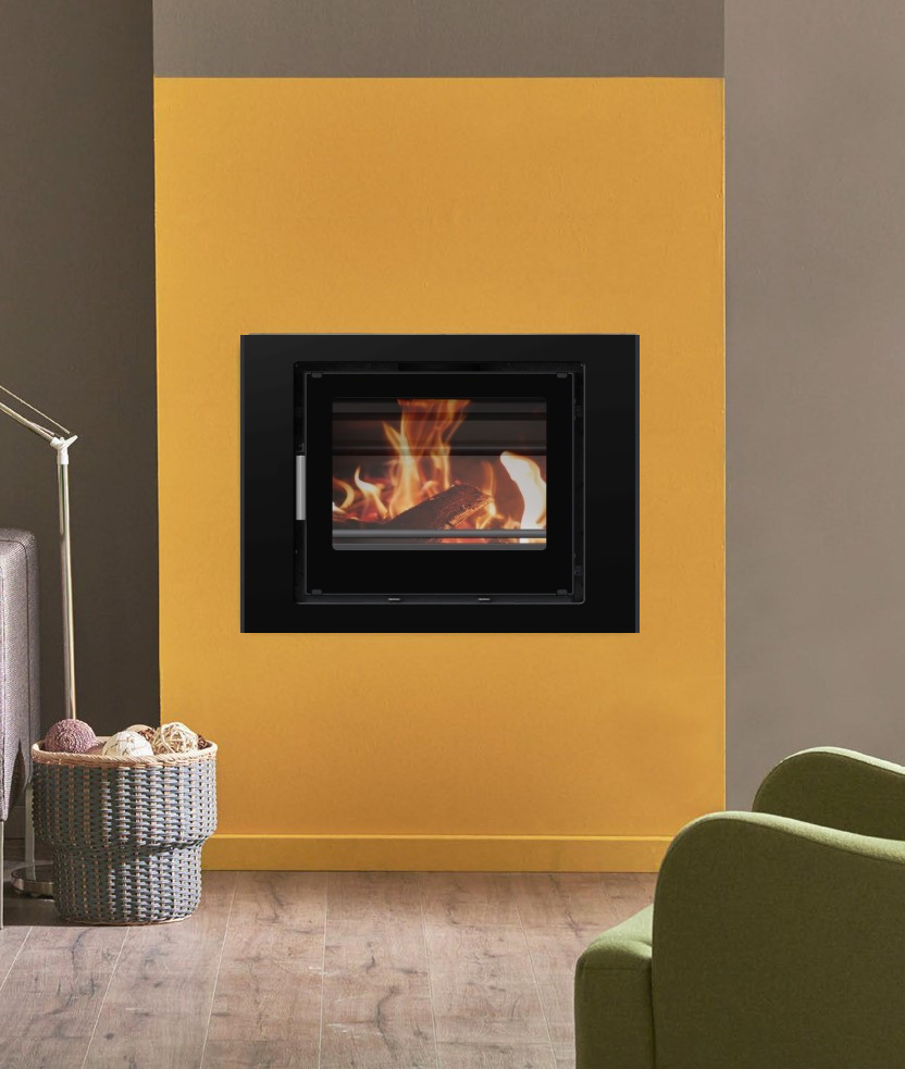 Hamco Helsinki 8 Cassette (Inset) Stove c/w Frame 7.5Kw