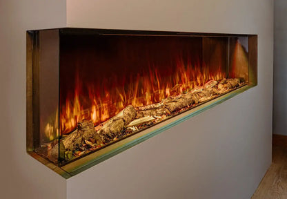 Hunter Electric Fire 50" with Real Log Bed - EF50