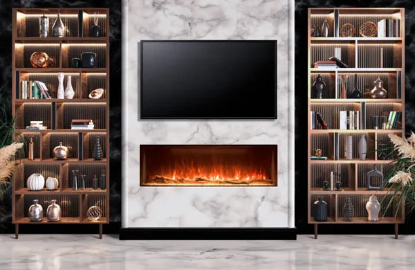 Hunter Electric Fire 50" with Real Log Bed - EF50