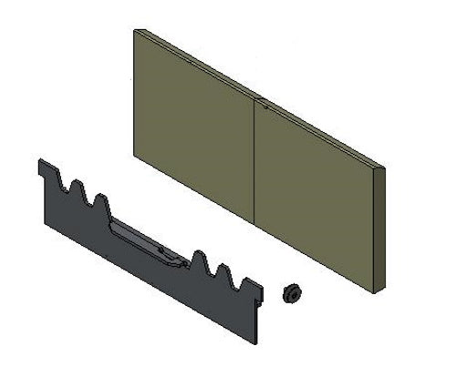 Wood Conversion Kit (Double Door) - JCNS0503