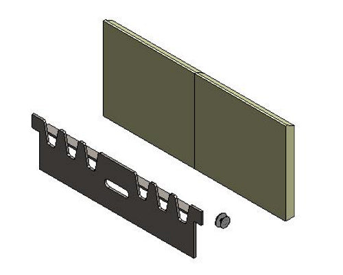 Wood Conversion Kit - Single Door (CE and CEvII) - JHH05S07